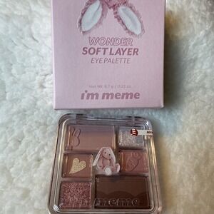 I'm Meme Wonder Soft Layer Eyeshadow Palette Color My Bunny Korean Skin Care NEW